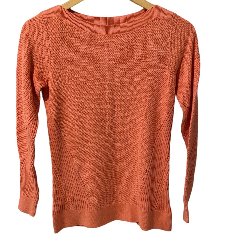 NEW ANN TAYLOR LOFT SWEATER COLOR PEACH SIZE XS